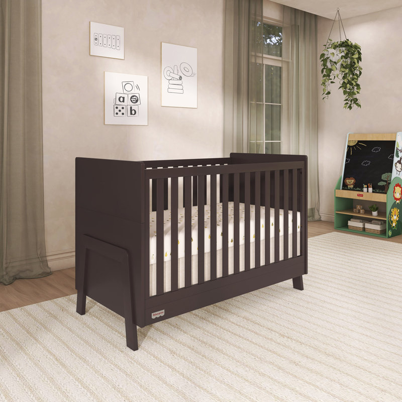 Lit de bébé convertible 5 en 1 Fisher Price Iris By, Morceaux de chocolat