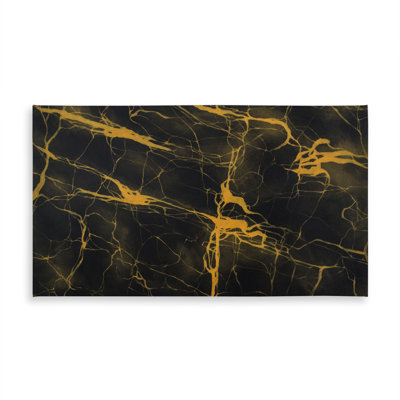 Yellow Marble Tablecloth - Indoor/Outdoor Home Decor Table Cover