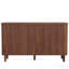 Buffet 59,7 ", rustique moderne pour la salle à manger - Brun