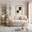 Canapé-lit modulaire Upholstery avec espace de rangement, port USB et 2 porte-gobelets sur les coussins de dossier-129387088