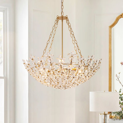 Lustre en cristal à 6 lumières Luxury