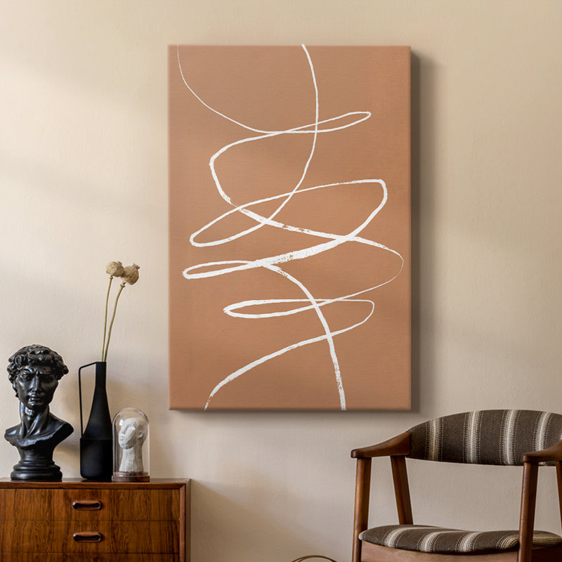 Terracotta Drift II - galerie sur mesure Cavas, H 18 po x l 12 po