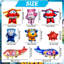 Ballons Super Wings, 9 pièces Ballons Super Wings