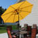Delaplaine 9' Solid Octagon Market Umbrella with Push-Button Tilt