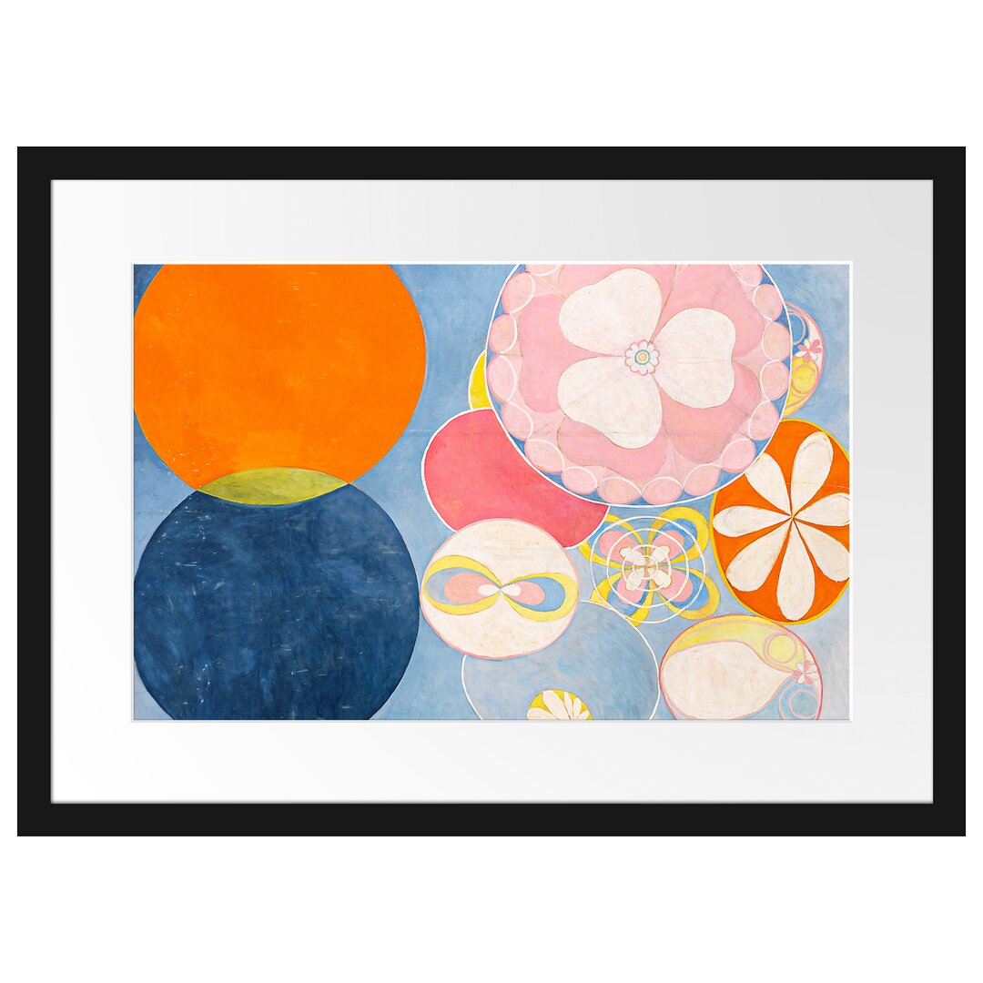 Gerahmter Grafikdruck The Ten Biggest von Hilma Af Klint