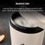 Tower T826171CHA Belle Set of 3 Canisters, Tea/Coffee/Sugar Storage, Chantilly Cream