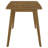 Retro Chestnut Dining Table with Angled Legs