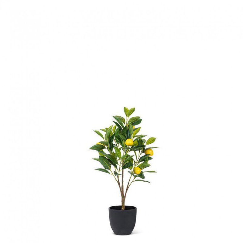 Faux plantes et arbres de citronnier moyen, H 24 po x l 10 po x P 10 po