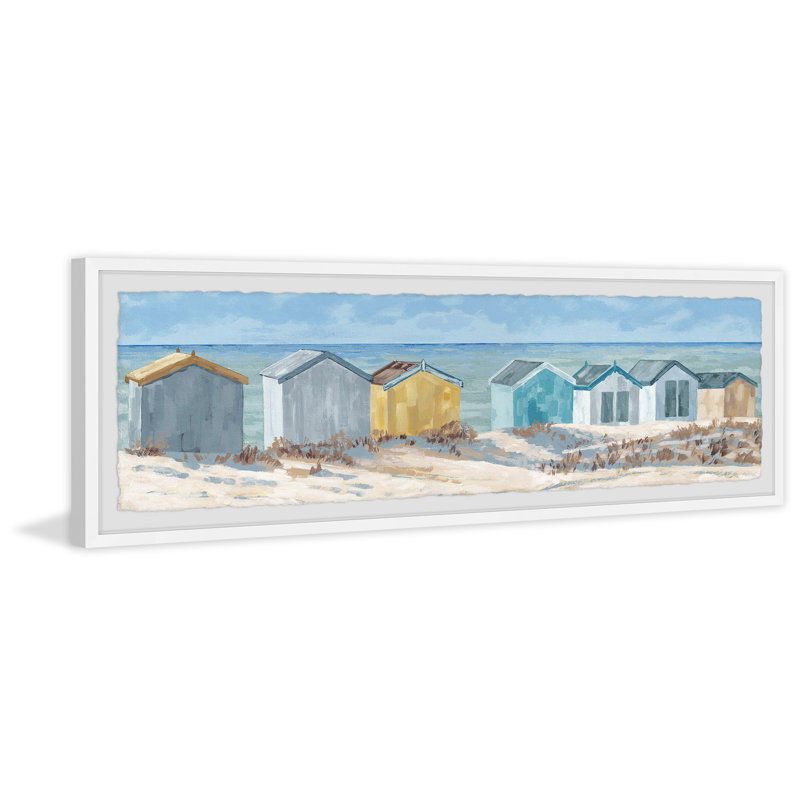 «Beach More Wayez Less», reproduction encadrée, H 15 po x l 45 po x P 1,5 po