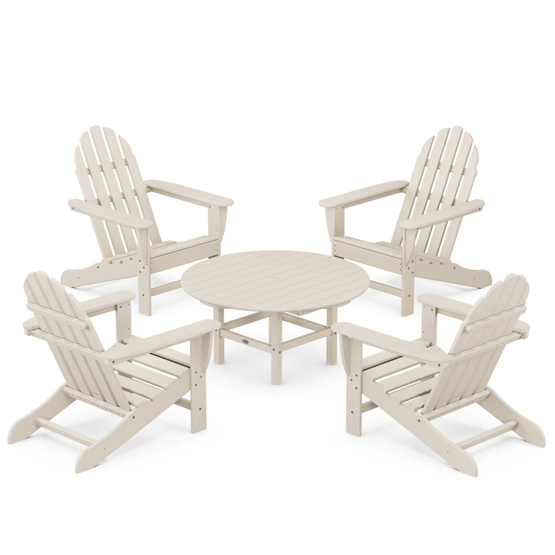 Ensemble de conversation classique Adirondack POLYWOOD, Sable