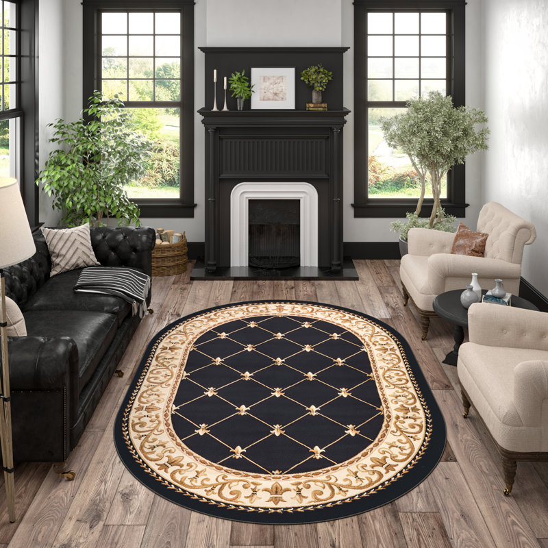 Clarence Indoor Rug, Oval 5'3" x 7'3"