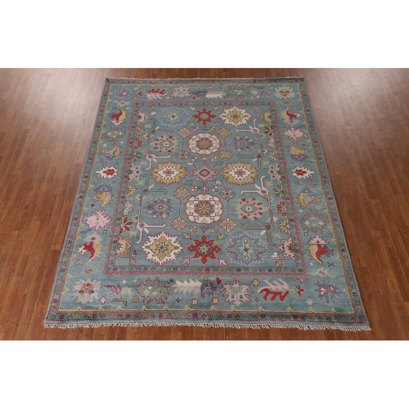Tapis indien fait à la main Oushak 8 x 10