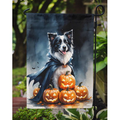 Drapeau de jardin chiot Halloween