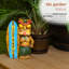 Statue tiki à énergie solaire 12 "avec lumières DEL