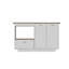 Kitchen Island With Drop-Leaf Countertop, Kitchen Island With 1 Drawer 2 Door