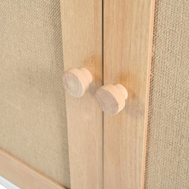 Litière beige et blanche avec matériaux de qualité pour animaux de compagnie - 31 compartiments de rangement