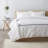 200 Thread Count 100% Cotton Geometric Border Luxury Duvet Cover Set-23514418-23514419
