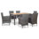 Rectangular Dining Set with Cushions