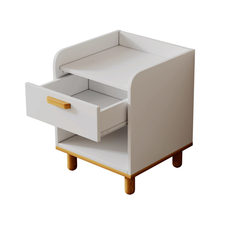 Table de chevet pour chambre à coucher à un tiroir Cristhian Modern