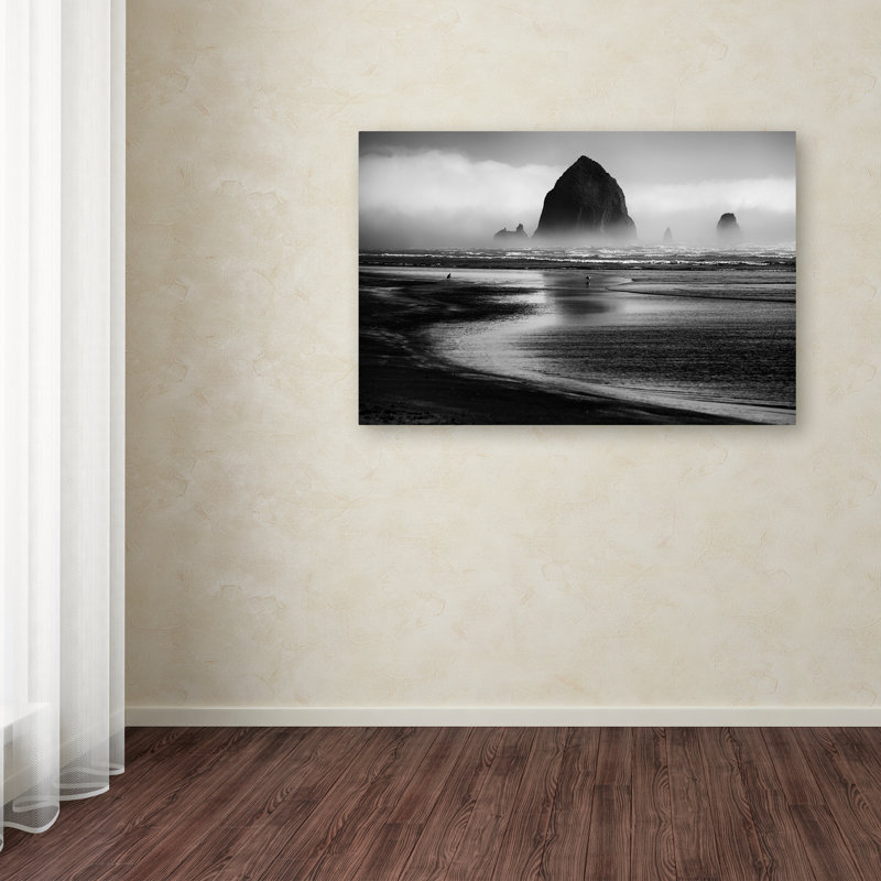 « cannon beach », reproduction de photo sur toile tendue, 16 po x 24 po