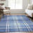Premium Machine Washable Prisco Denim Rug-435595333