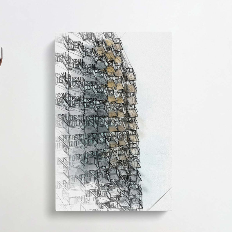 Sketching The Architecture Vol.16 - Wrapped Canvas, 50cm H x 35cm W x 3cm D