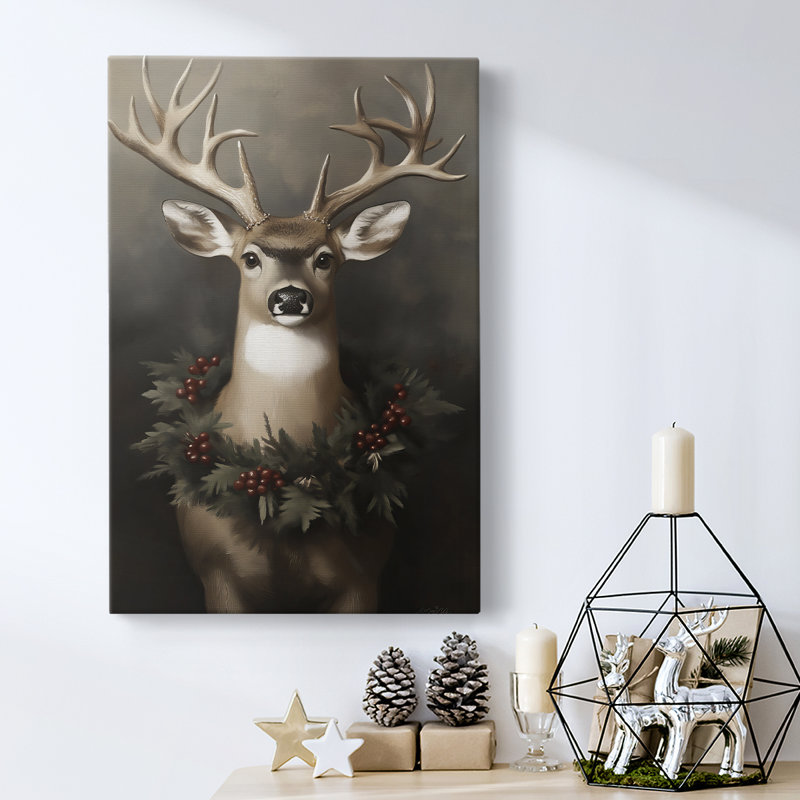 Art des Fêtes de Noël - Toile tendue avec châssis - Série 2-CCxxi, H 27 po x l 18 po
