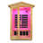 Two person Far infrared old fir outdoor sauna room
