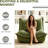 Oversized Memory Foam Bean Bag Chair for Adults, Soft Corduroy Lounge Sofa with Ergonomic Back Support for Living Room, Bedroom & Gaming Space(Dark Green)-281009846