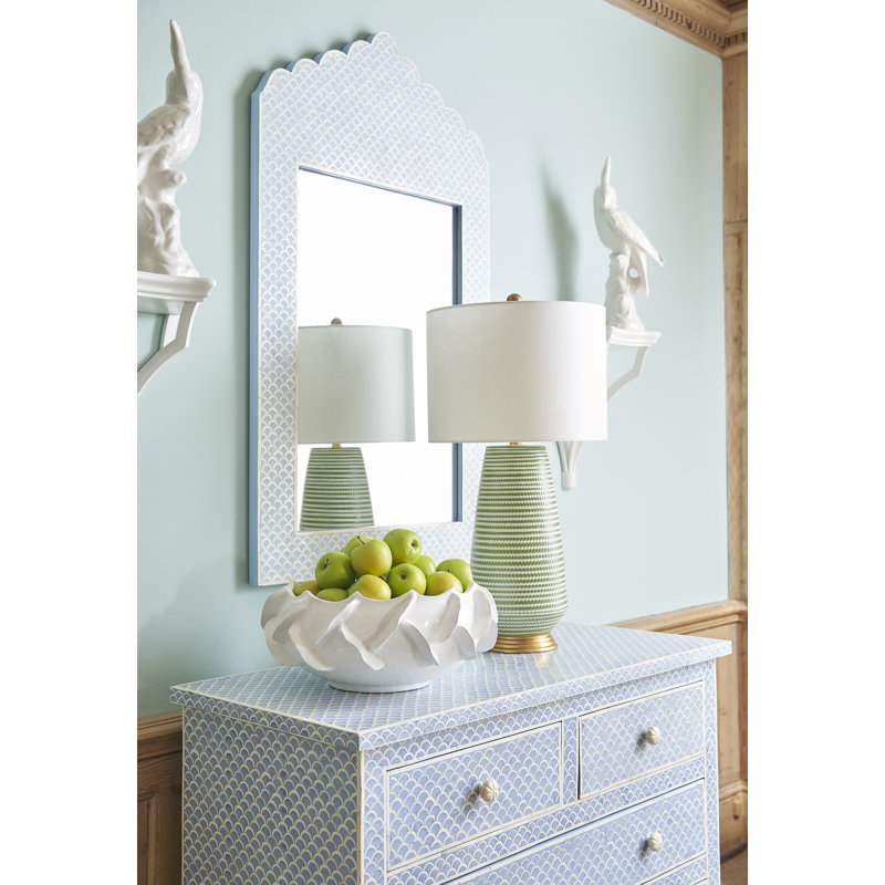 Crown Flat Beveled Wall Mirror