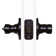 Springdale Pro Series 2-Way Adjustable Privacy Door Lever with Round Rosette