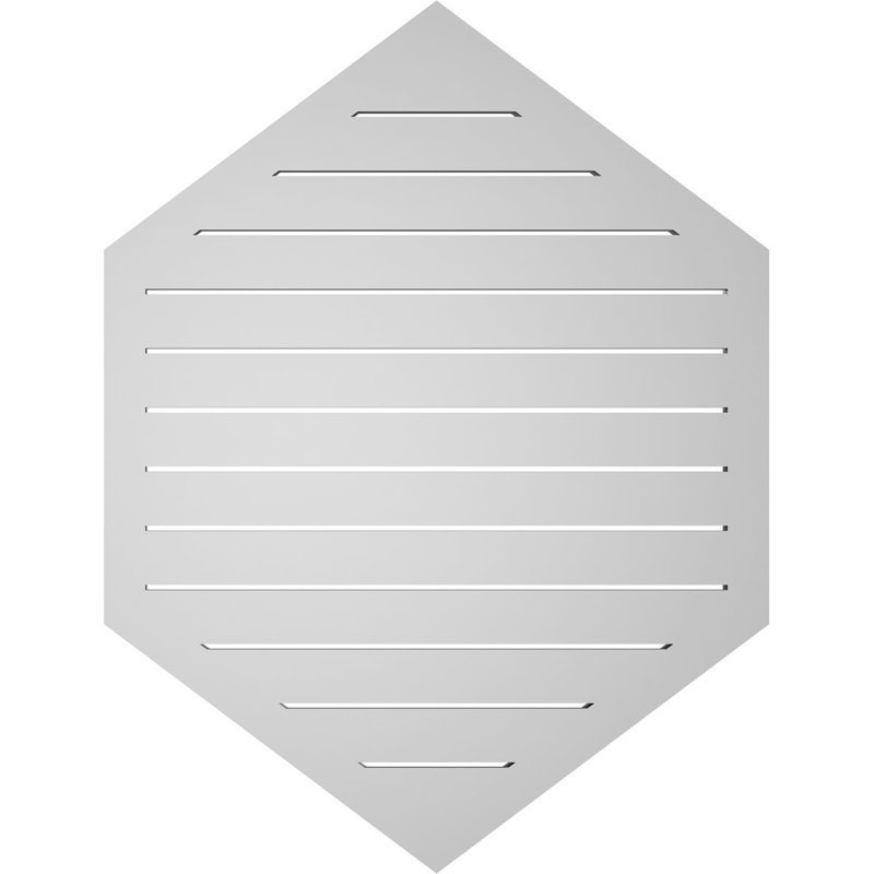 Pente verticale verticale en uréthane 9 pi, H 1,5 po x l 32 po x L 42 po