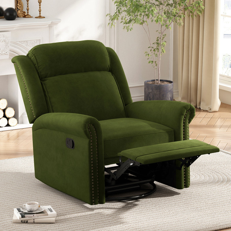 Fauteuil inclinable pivotant à 360 ° Deonne, Vert