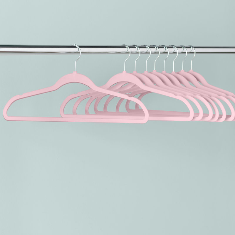 Non-Slip Standard Hanger, Pink