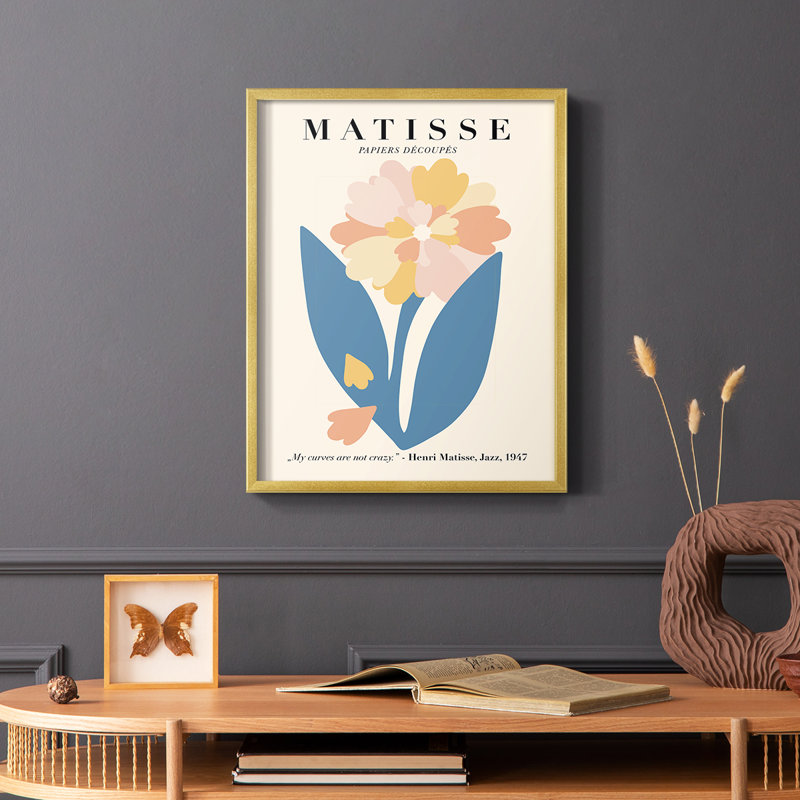Matisse Lxxxviii, reproduction encadrée - bois massif, H 10 po x l 8 po