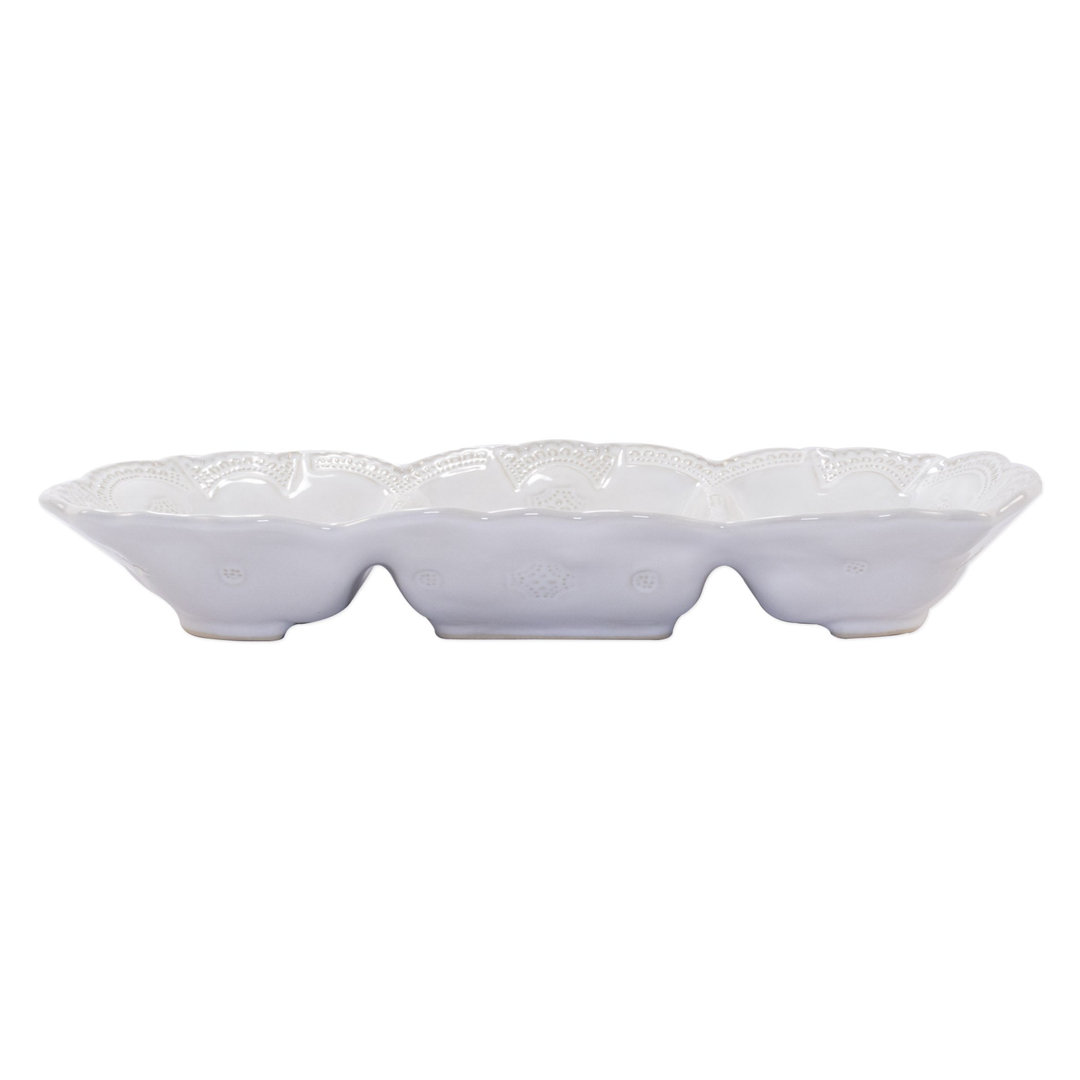 VIETRI Incanto Divided Serving Dish VIETRI