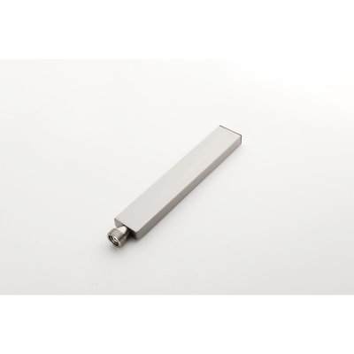 Douche murale double en nickel brossé pour un système de chute d'eau et de pluie relaxant dans la salle de bain