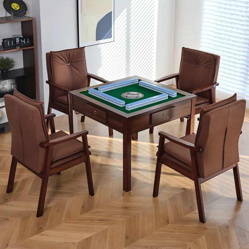 Solid Wood Multi-functional Automatic Mahjong Table for Chinese Rules
