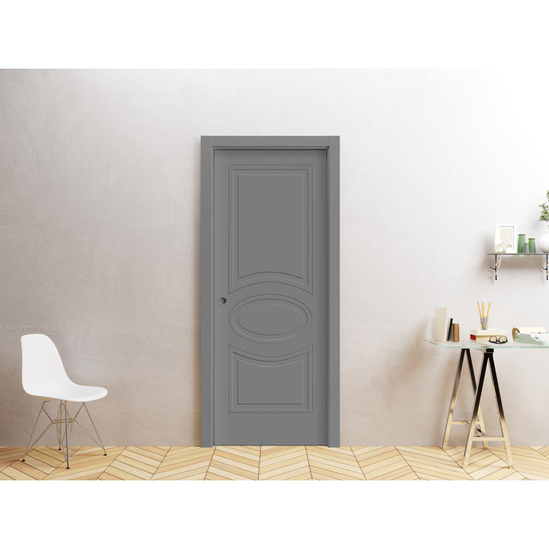 Panelled Wood Pocket Doors, 32" x 96"