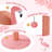 Cat Scratching Post, Pink Cat Scratcher Tree, Flamingos Natural Sisal Cat Scratch Post With Interactive Toy Ball And Extra Replacement Sisal Scratching Pole For Kittens And Small Cats,Pink
