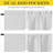  100% Blackout Curtain for Door Window, Privacy Room Darkening Shade Thermal Insulated French Door Curtain with Tie Back, Elegant Home Decoration, 1 Panel-1332115328-1332115330