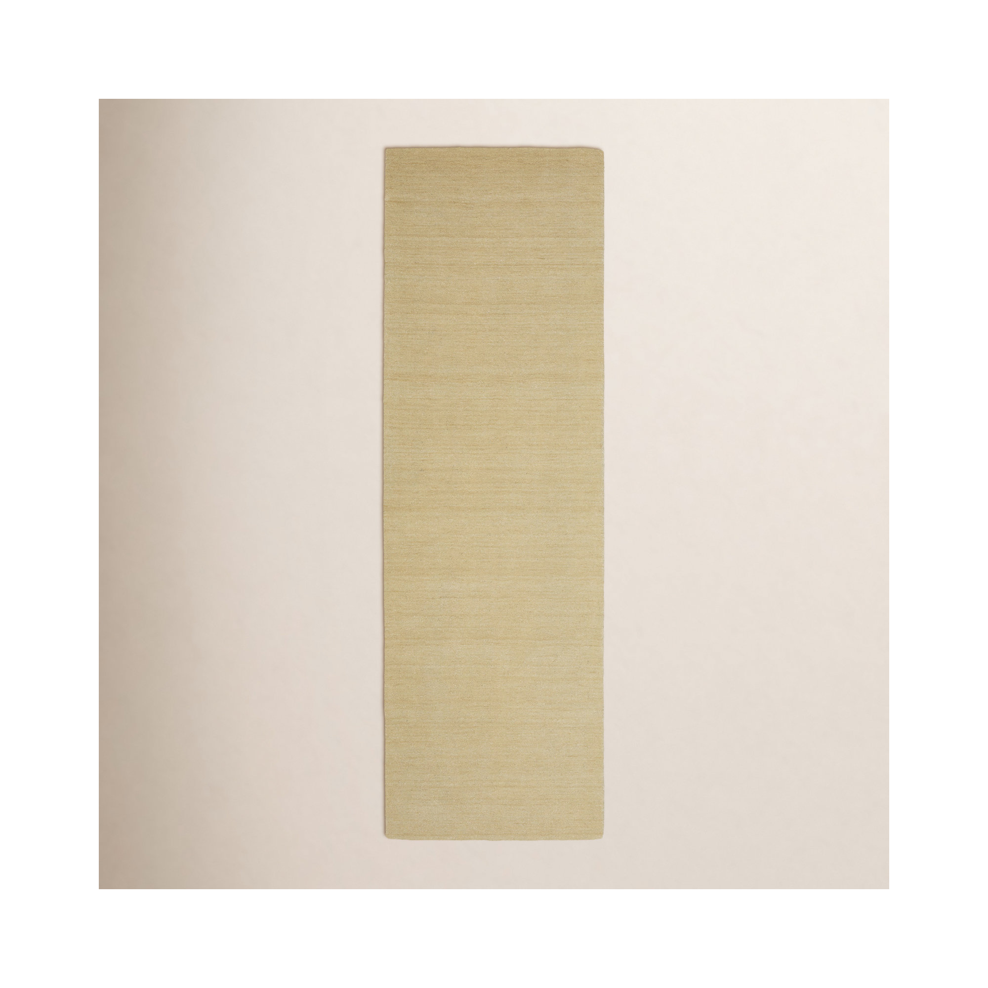 Yolandi Handmade Wool Beige Rug, Runner 2'6" x 8'