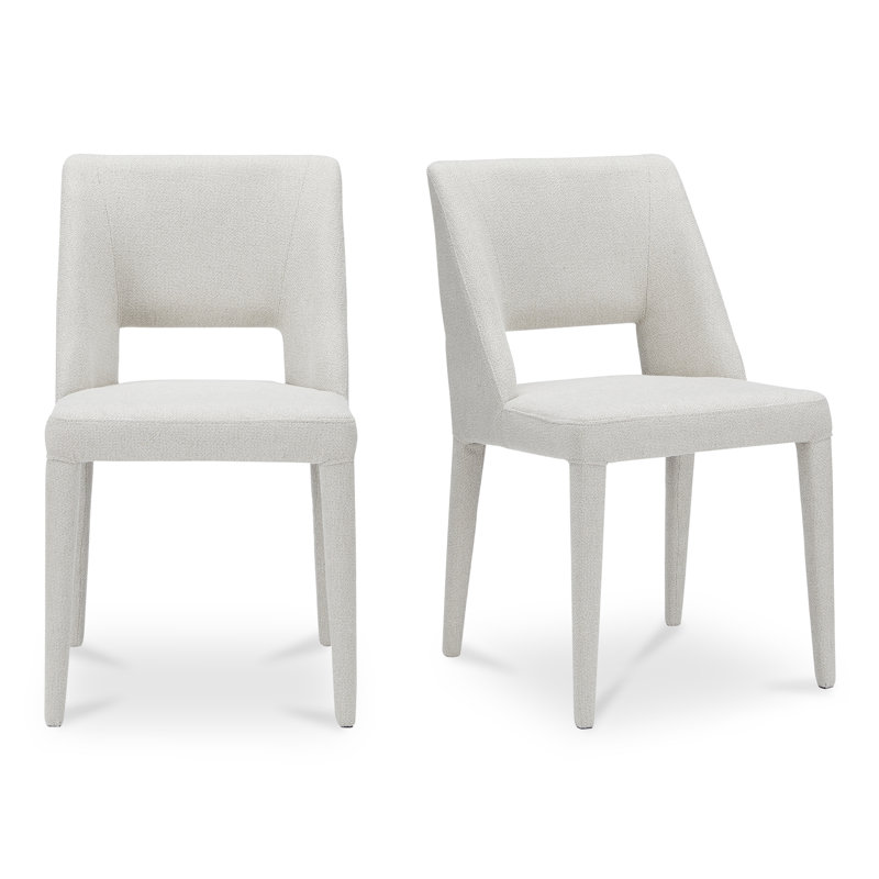 Joyce Dining Chair Light Brown-Set of Two, Beige