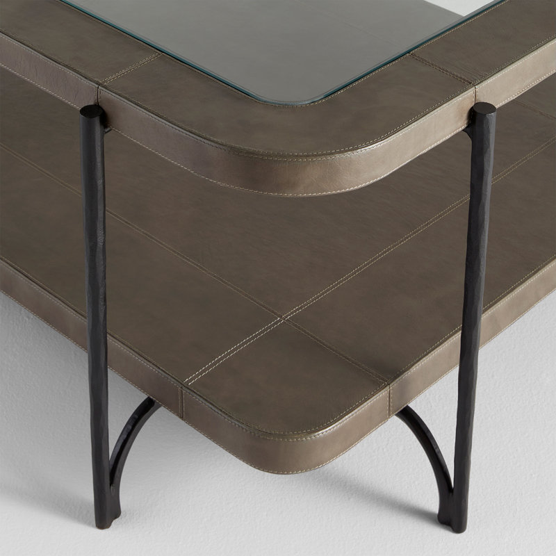 Tierras Glass Coffee Table
