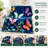 Butterfly Pattern Flannel Blanket - Vibrant Watercolor Butterflies, Floral Branch Design, Soft and Cozy, Lightweight, Breathable, All-Season Use, Decorative Accent for Sofa, Couch, Bed, Living Room Bedroom-135729139