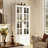 70''H Bookcase With Drawers And Glass-2132505299
