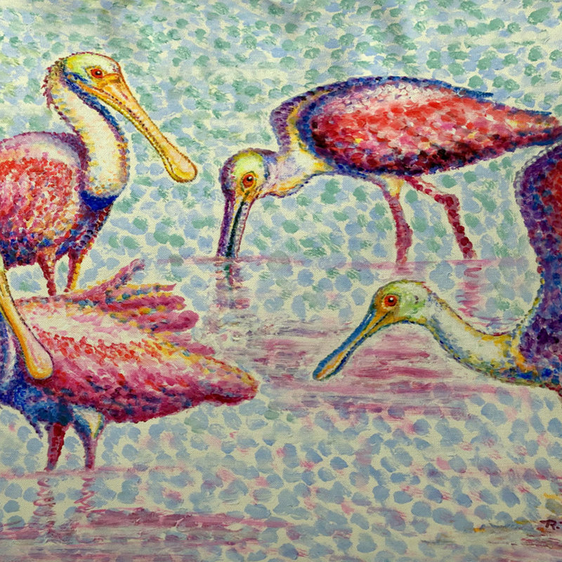 Coussin intérieur / extérieur Spoonbill Group