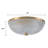 3 - Light Bowl Glass Flush Mount