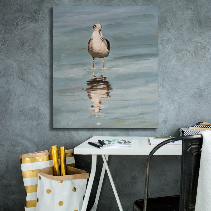  «Debout dans l'eau 2» par Marian Parsons, art mural sur toile, 26 po x 30 po, H 30 po x l 26 po
