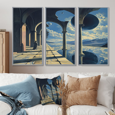 Graecyn - ensemble de décoration murale surréalisme